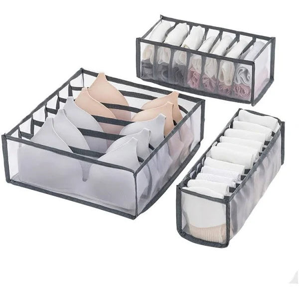 Organizador de ropa interior x3